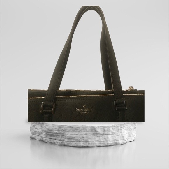 Kate Spade Newberry Lane Large Leather Tote Black NWT - Picture 5 of 14